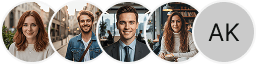 Multiple investor profile avatars on Crownvein Private trading review block